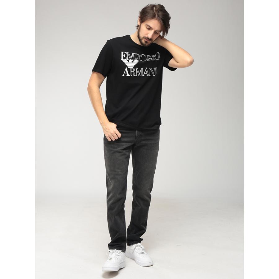 エンポリオアルマーニ EMPORIO ARMANI メンズ Tシャツ 半袖 ボールドロゴ クルーネック カットソー EASEM574AF20434 ブランド トップス コットン プリントの画像
