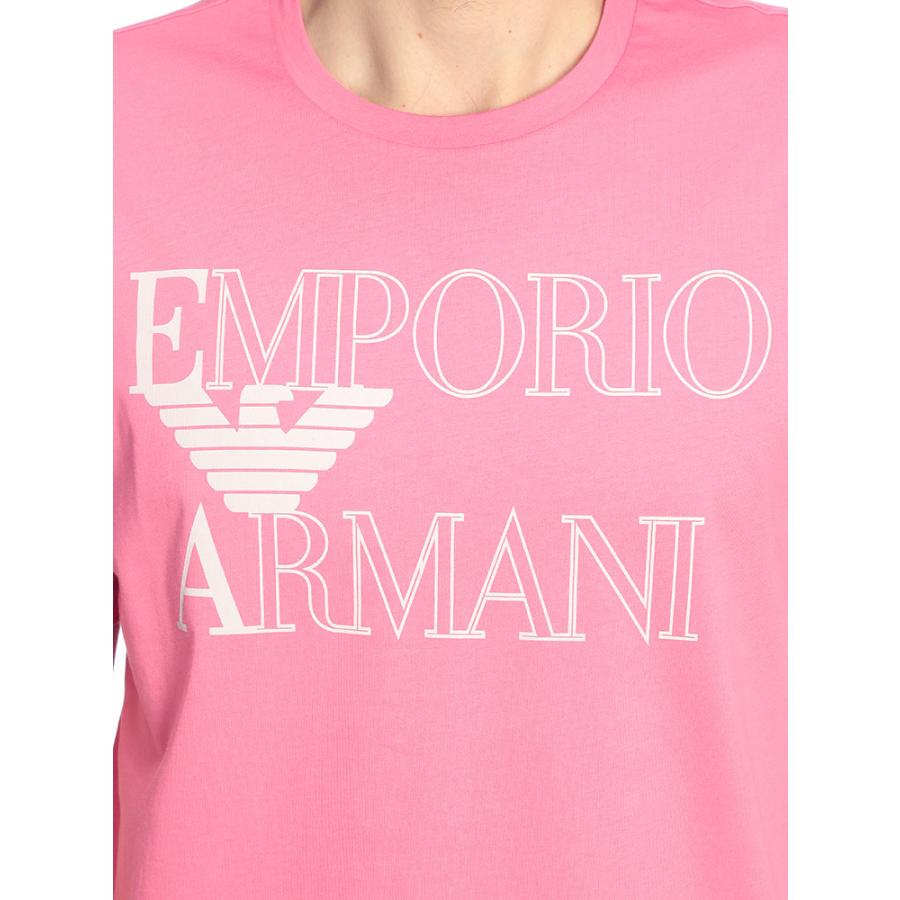 エンポリオアルマーニ EMPORIO ARMANI メンズ Tシャツ 半袖 ボールドロゴ クルーネック カットソー EASEM574AF20434 ブランド トップス コットン プリントの画像