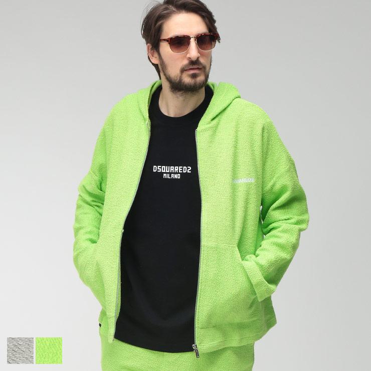 【極美品】ディースクエアード DSQUARED2 L パーカー DSQUARED2（ディースクエアード） メンズ パーカー 長袖 胸ロゴ