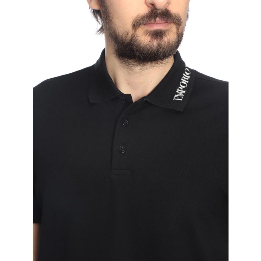 【新品】エンポリオアルマーニ　メンズ・襟ロゴポロシャツ　L(50相当) EMPORIO ARMANI エンポリオアルマーニ メンズ ポロシャツ 半袖 襟ロゴ