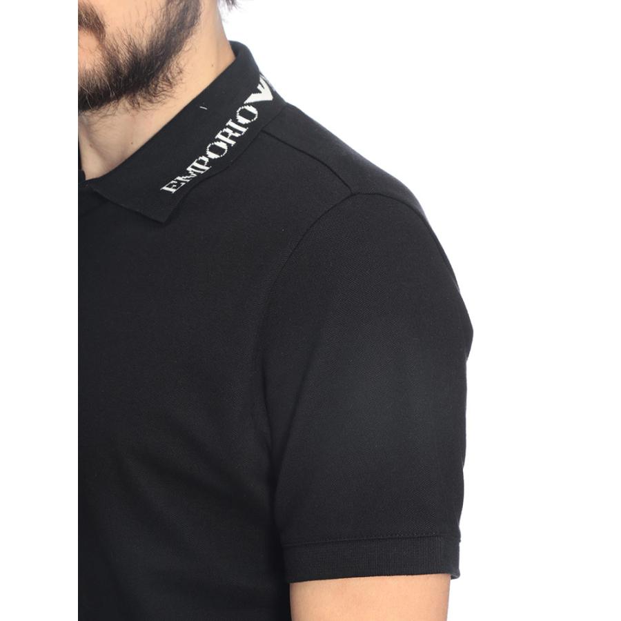 EMPORIO ARMANI エンポリオアルマーニ メンズ ポロシャツ 半袖 襟ロゴ