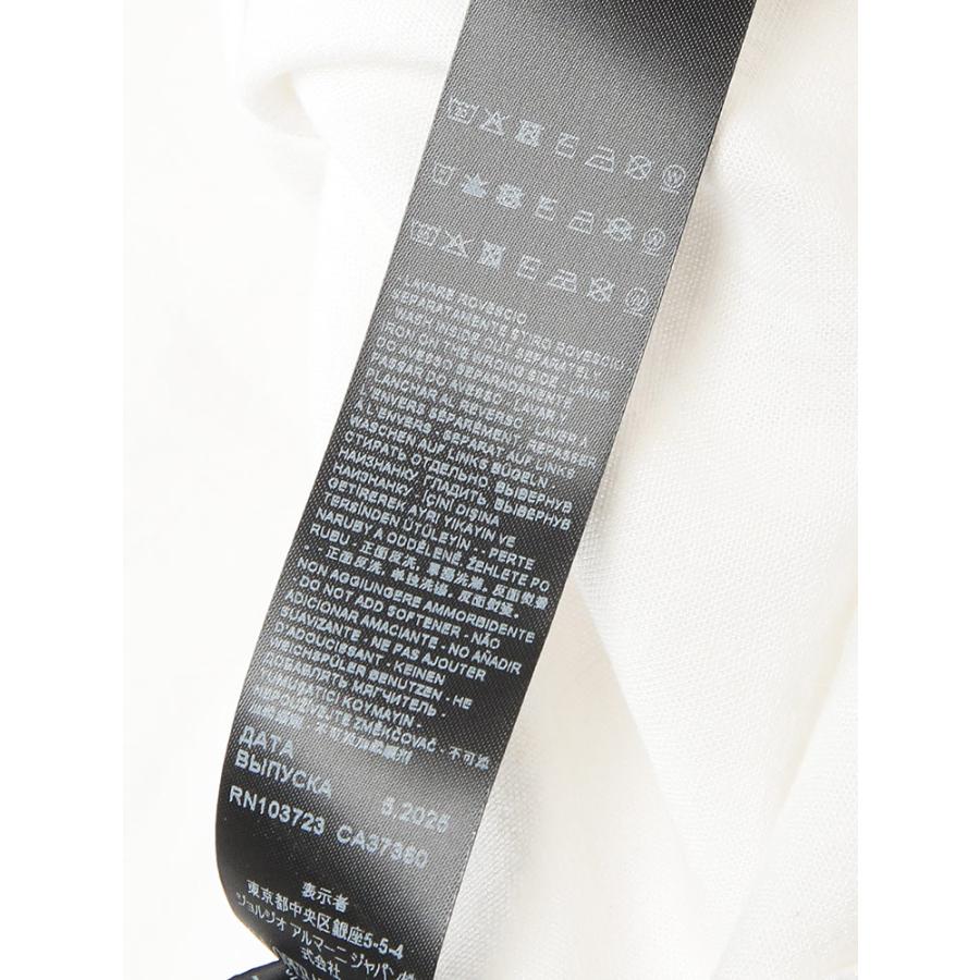 EMPORIO ARMANI エンポリオアルマーニ メンズ シャツ 半袖 麻混 ワン