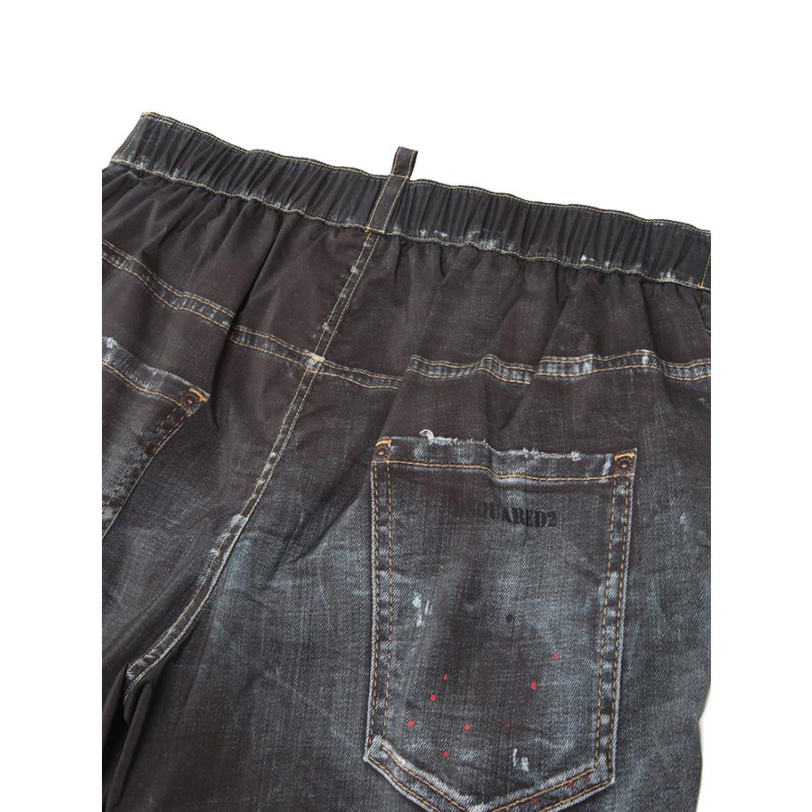 ディースクエアード DSQUARED2 メンズ スイムパンツ ジーンズプリント メッシュインナー スイムショーツ D2D7B626690 ブランド ボトムス 水着 海 プール 春 夏_3