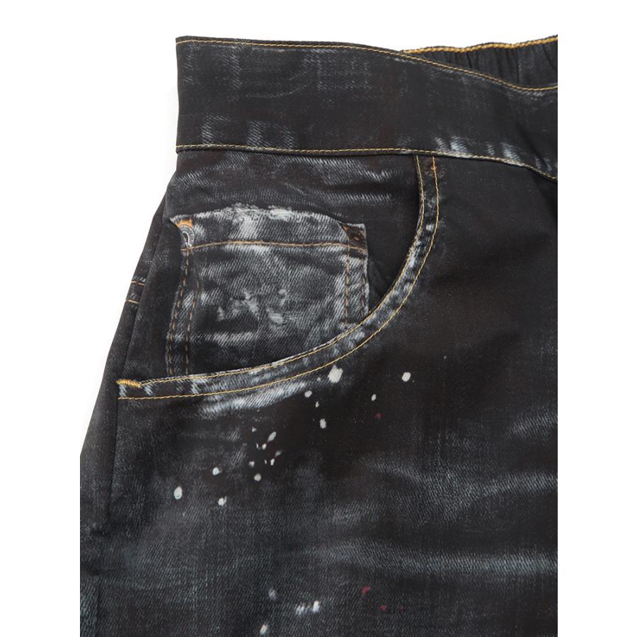 ディースクエアード DSQUARED2 メンズ スイムパンツ ジーンズプリント メッシュインナー スイムショーツ D2D7B626690 ブランド ボトムス 水着 海 プール 春 夏_4