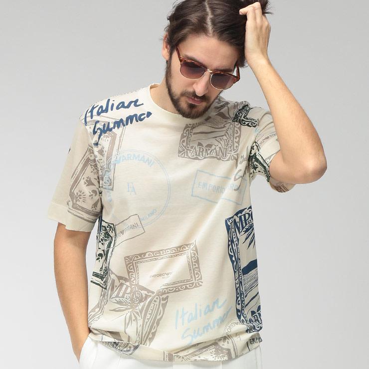 EMPORIO ARMANI エンポリオアルマーニ メンズ Tシャツ 半袖 サマー 