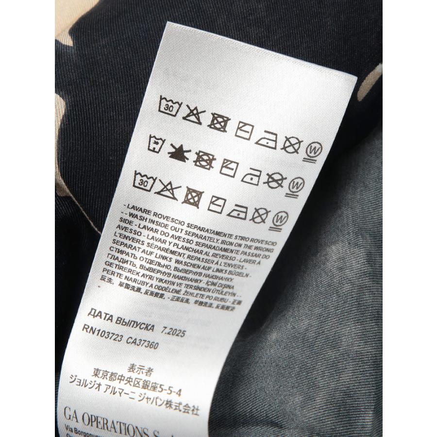 エンポリオアルマーニ EMPORIO ARMANI メンズ シャツ 長袖 総柄プリント レギュラーカラー PALM EAEM5762AF13285 ブランド トップス カジュアル プリント 春の画像