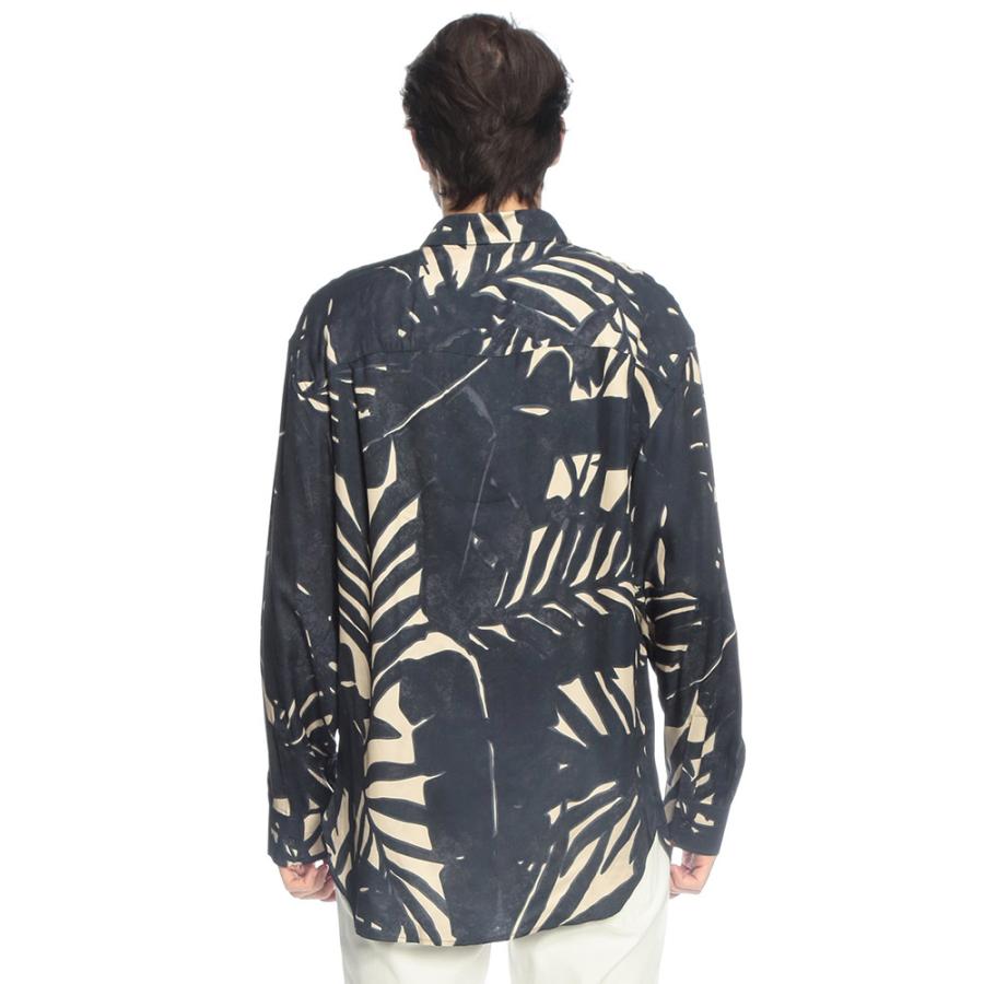 エンポリオアルマーニ EMPORIO ARMANI メンズ シャツ 長袖 総柄プリント レギュラーカラー PALM EAEM5762AF13285 ブランド トップス カジュアル プリント 春の画像