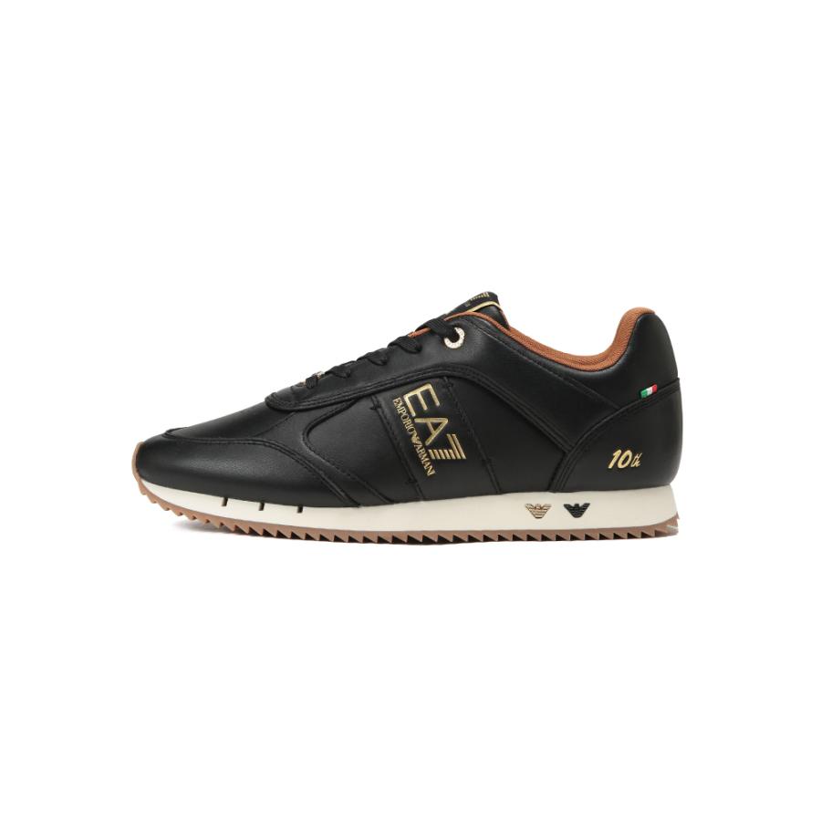エンポリオアルマーニ EMPORIO ARMANI メンズ スニーカー 10th ANNIVERSARY ゴールドロゴ ローカット EA77X648AF15588 ブランド 靴 シューズの画像