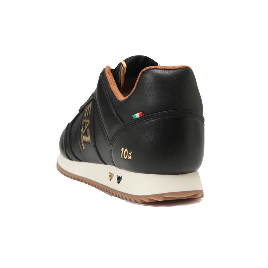 エンポリオアルマーニ EMPORIO ARMANI メンズ スニーカー 10th ANNIVERSARY ゴールドロゴ ローカット EA77X648AF15588 ブランド 靴 シューズの画像