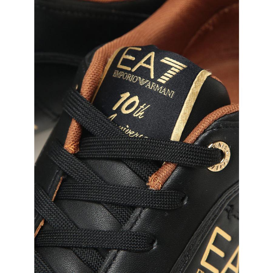 エンポリオアルマーニ EMPORIO ARMANI メンズ スニーカー 10th ANNIVERSARY ゴールドロゴ ローカット EA77X648AF15588 ブランド 靴 シューズの画像