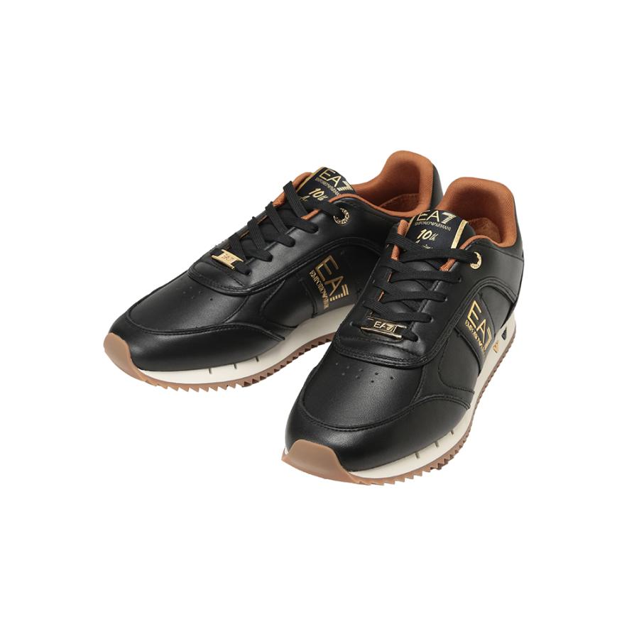 エンポリオアルマーニ EMPORIO ARMANI メンズ スニーカー 10th ANNIVERSARY ゴールドロゴ ローカット EA77X648AF15588 ブランド 靴 シューズの画像