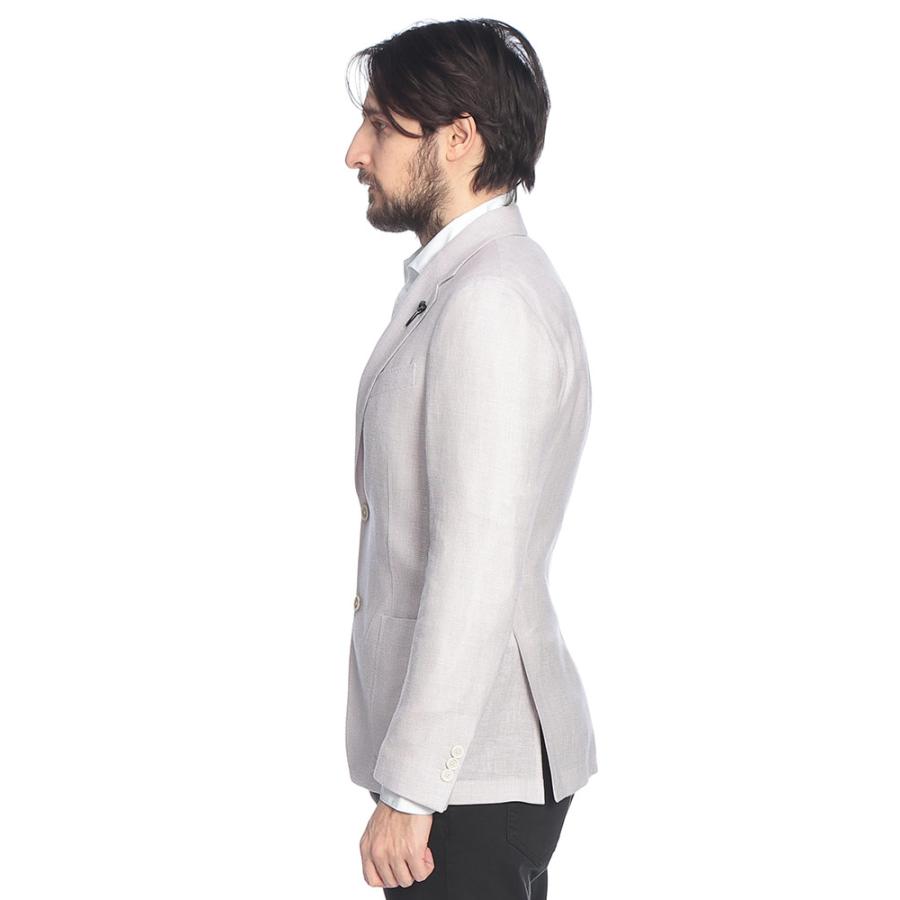 ラルディーニ LARDINI メンズ ジャケット ウール リネン シングル 2ツ釦 テーラード LD6202CN64519 ブランド アウター フォーマル ビジネス 麻 春の画像