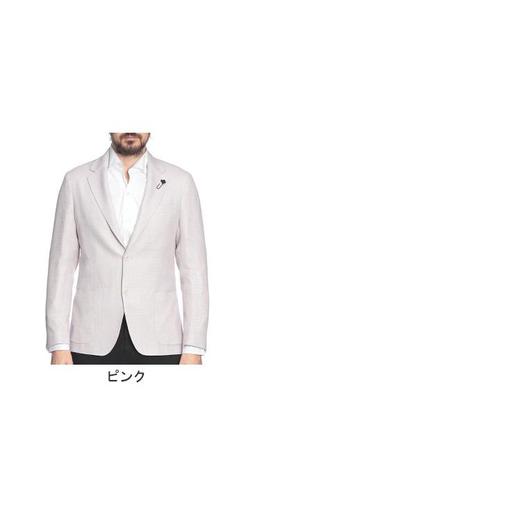 ラルディーニ LARDINI メンズ ジャケット ウール リネン シングル 2ツ釦 テーラード LD6202CN64519 ブランド アウター フォーマル ビジネス 麻 春の画像
