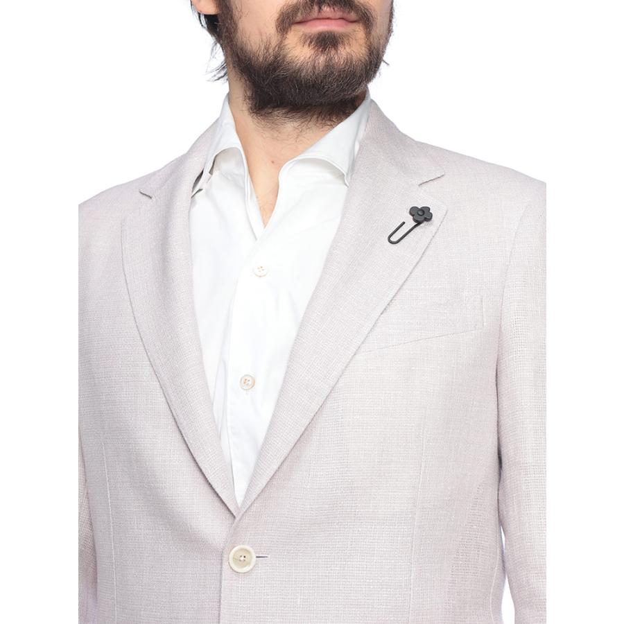 ラルディーニ LARDINI メンズ ジャケット ウール リネン シングル 2ツ釦 テーラード LD6202CN64519 ブランド アウター フォーマル ビジネス 麻 春の画像