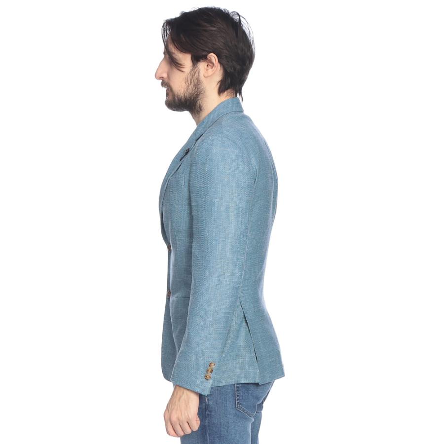 ラルディーニ LARDINI メンズ ジャケット シルク リネン シングル 2ツ釦 テーラード LD6202CN64523 ブランド アウター フォーマル ビジネス 麻 春の画像
