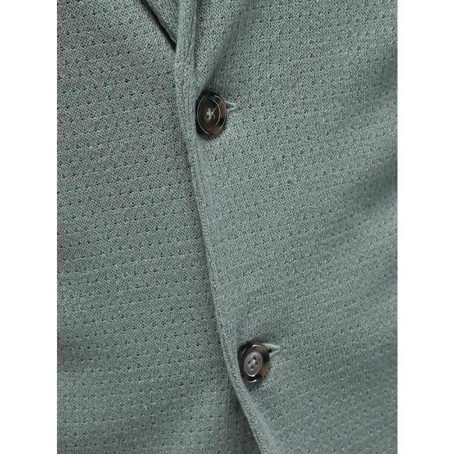 LARDINI（ラルディーニ） メンズ ニットジャケット コットンリネン