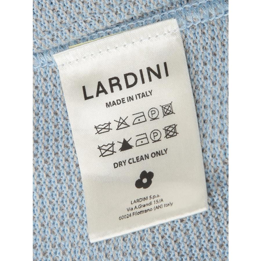 ラルディーニ LARDINI メンズ ニットジャケット マーセライズコットン シングル 2ツ釦 テーラード LDLJM70CN64011 ブランド アウター ニット ジャケットの画像