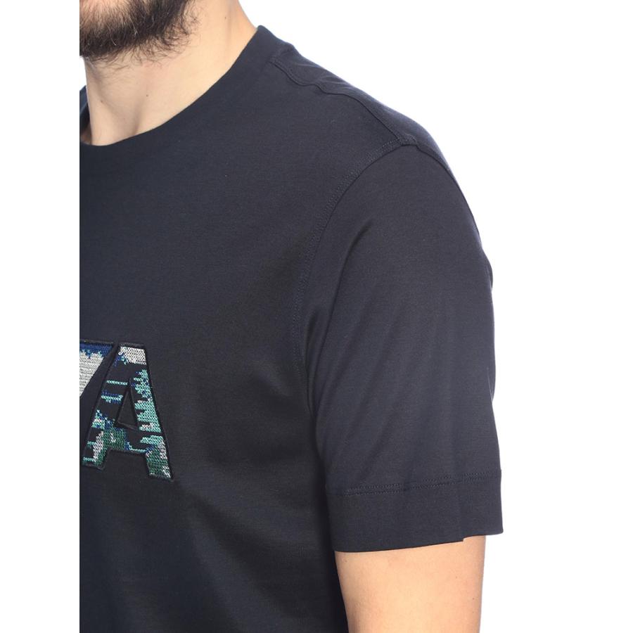 EMPORIO ARMANI エンポリオアルマーニ メンズ Tシャツ 半袖 刺繍ロゴ