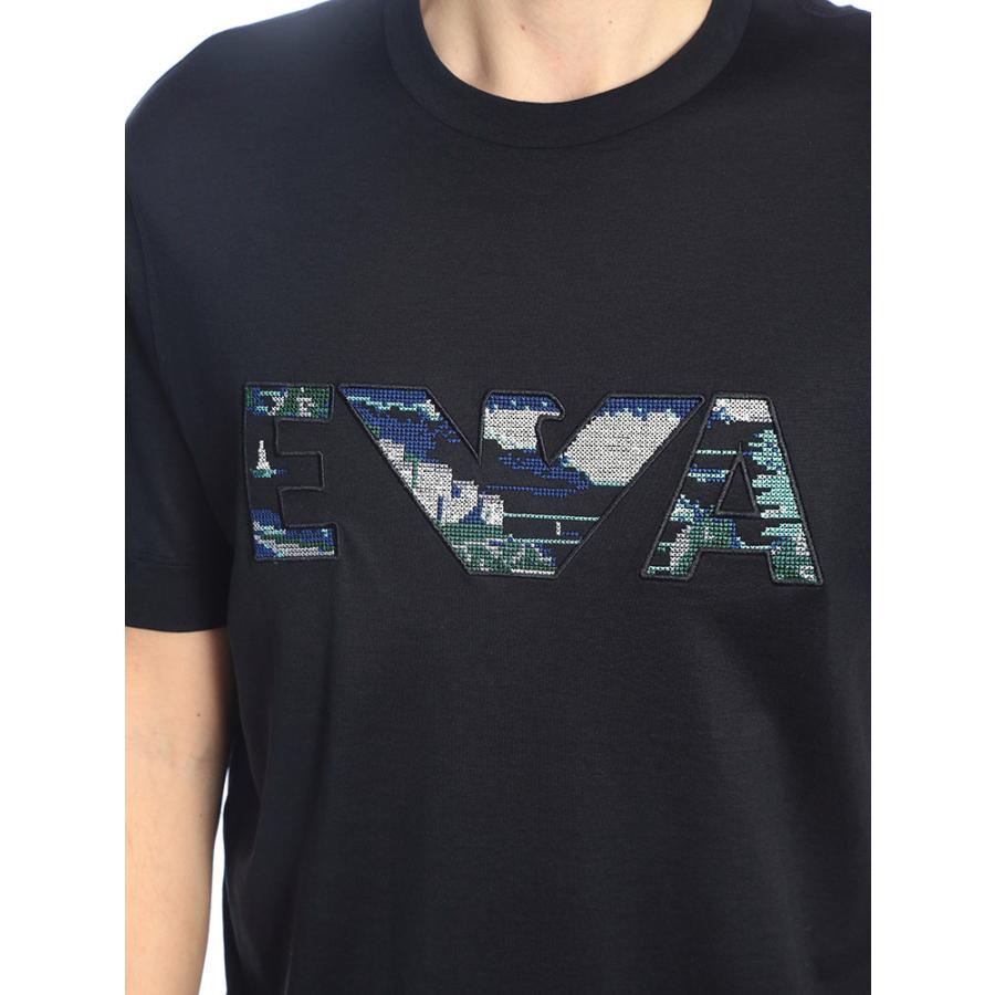 EMPORIO ARMANI エンポリオアルマーニ メンズ Tシャツ 半袖 刺繍ロゴ