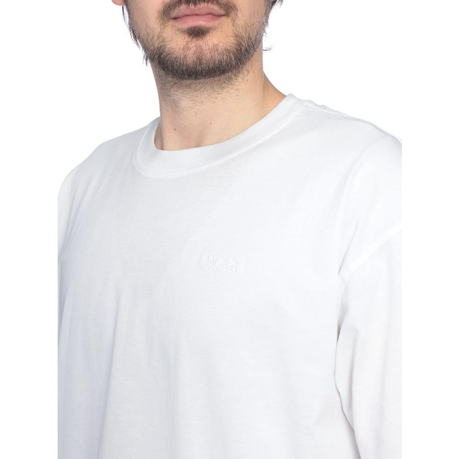 DIESEL（ディーゼル） メンズ Tシャツ 半袖 ラインストーンロゴ クルー
