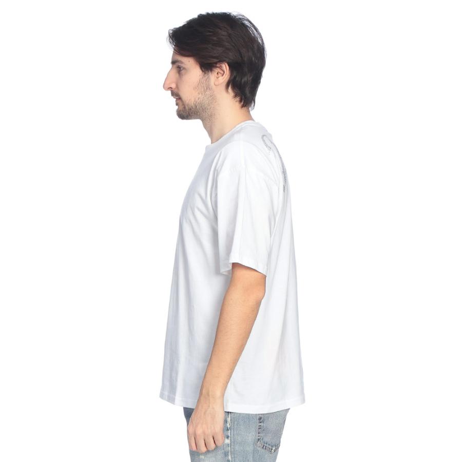 DIESEL（ディーゼル） メンズ Tシャツ 半袖 ラインストーンロゴ クルー