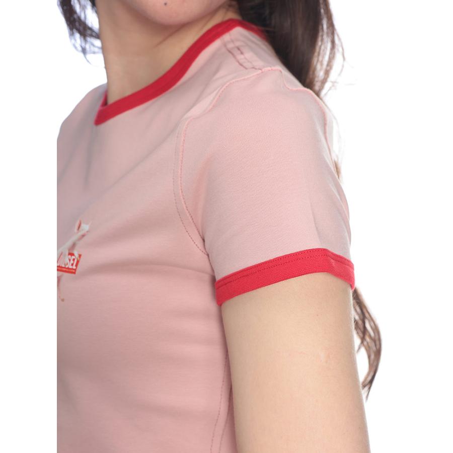 DIESEL（ディーゼル） レディース Tシャツ 半袖 T-UNCUTIES-LONG-S12