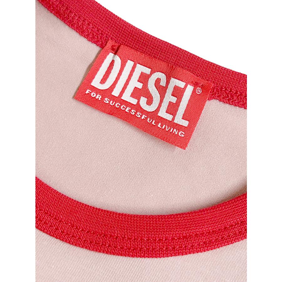 DIESEL（ディーゼル） レディース Tシャツ 半袖 T-UNCUTIES-LONG-S12