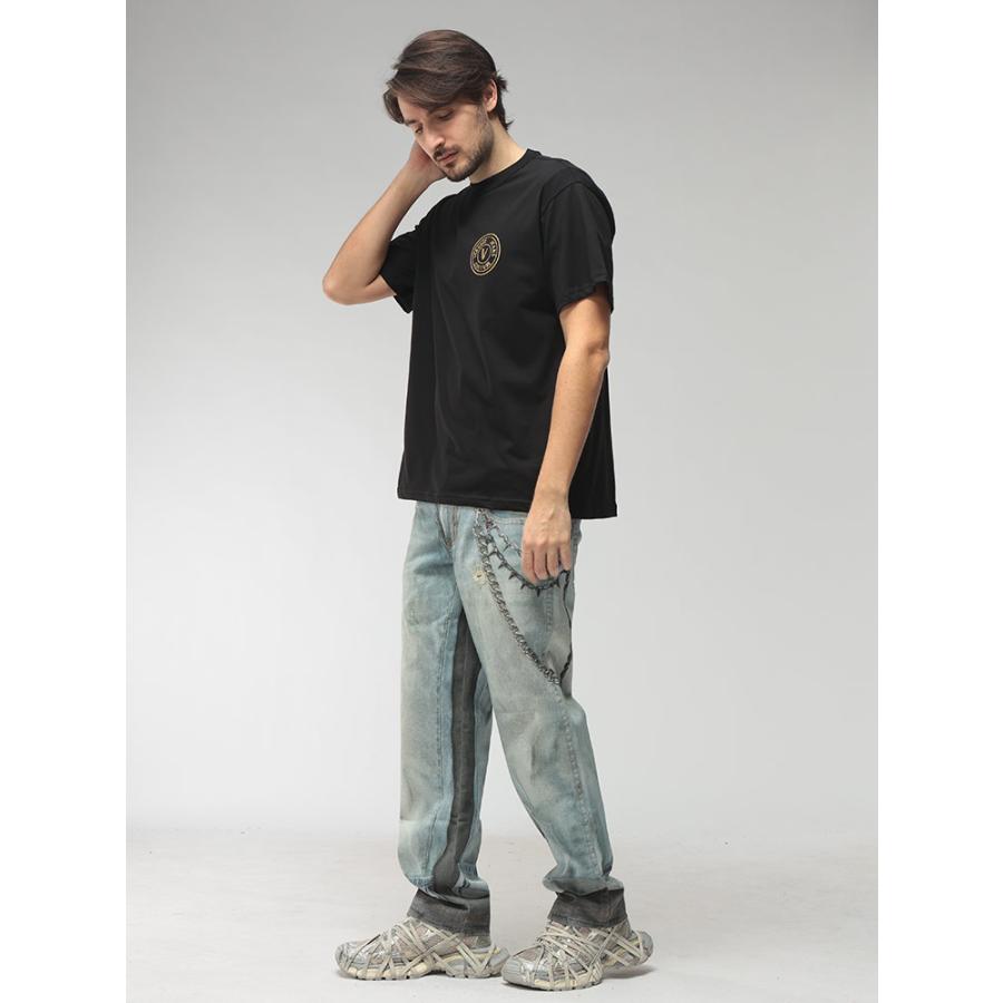 ヴェルサーチェ ジーンズ クチュール VERSACE JEANS COUTURE メンズ ジーンズ トロンプルイユ ジップフライ デニム パンツ VC80GAB5RP ブランド ボトムスの画像