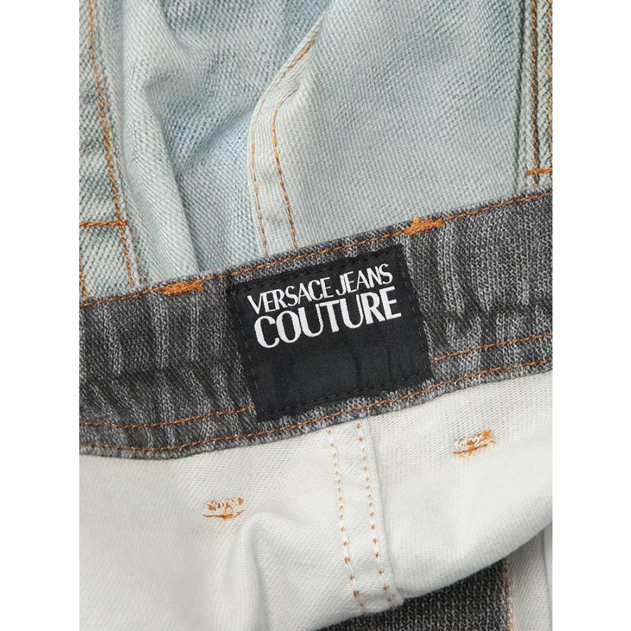 ヴェルサーチェ ジーンズ クチュール VERSACE JEANS COUTURE メンズ ジーンズ トロンプルイユ ジップフライ デニム パンツ VC80GAB5RP ブランド ボトムスの画像