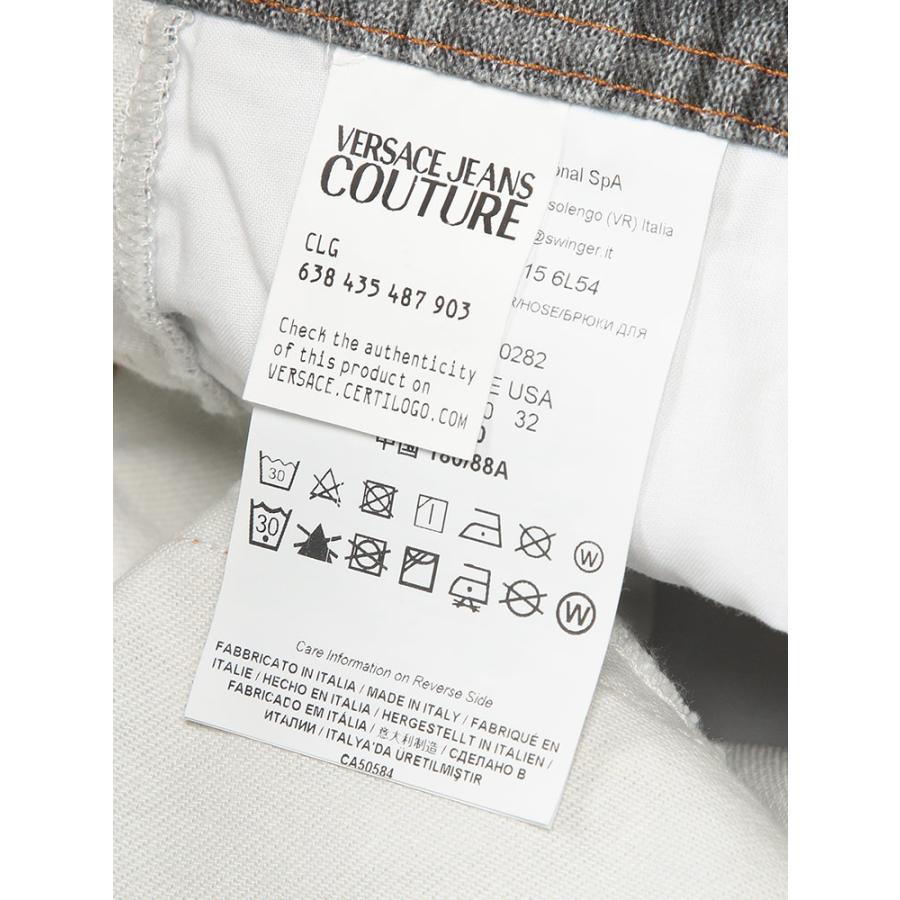 ヴェルサーチェ ジーンズ クチュール VERSACE JEANS COUTURE メンズ ジーンズ トロンプルイユ ジップフライ デニム パンツ VC80GAB5RP ブランド ボトムスの画像