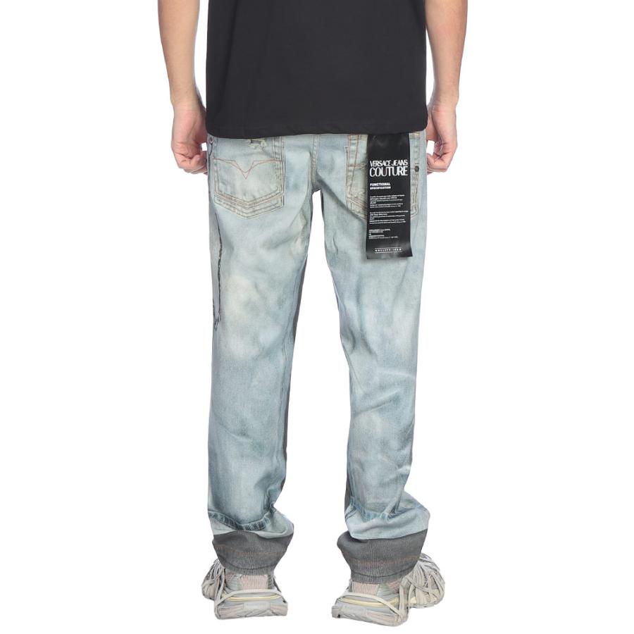 ヴェルサーチェ ジーンズ クチュール VERSACE JEANS COUTURE メンズ ジーンズ トロンプルイユ ジップフライ デニム パンツ VC80GAB5RP ブランド ボトムスの画像