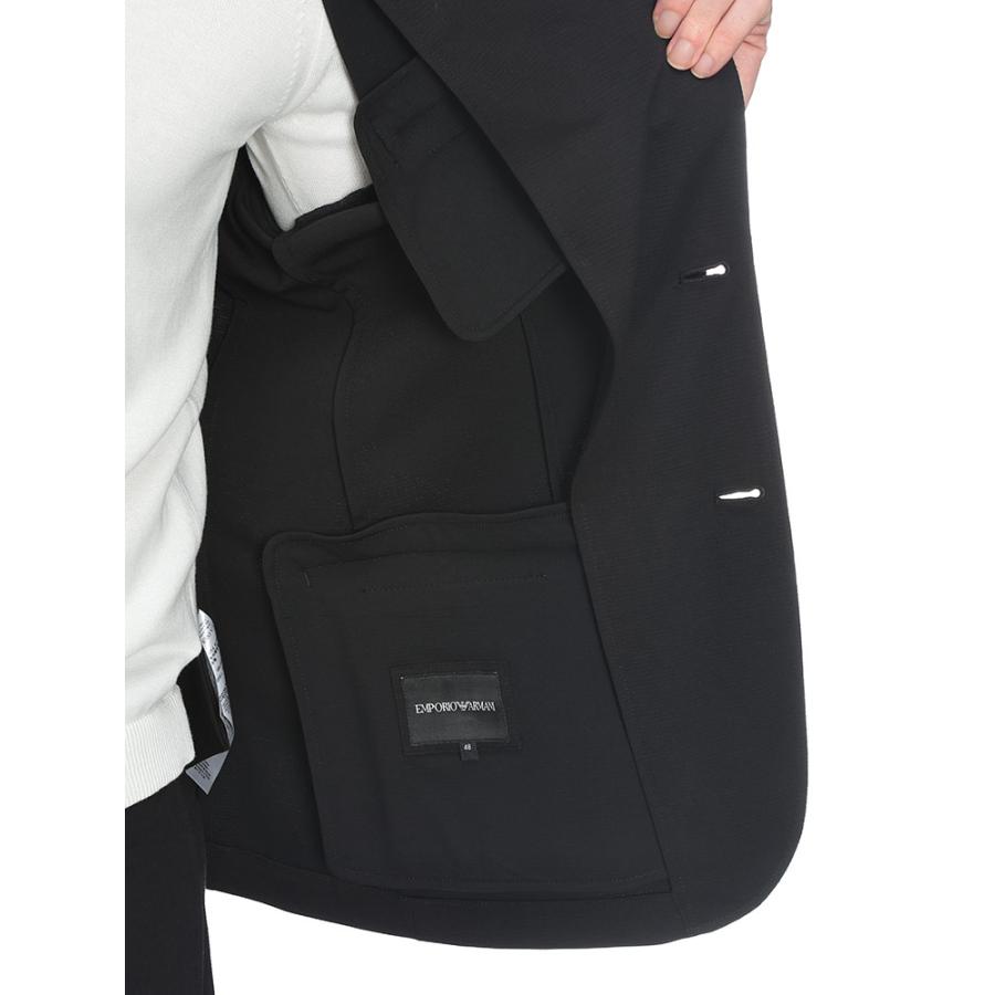 エンポリオアルマーニ EMPORIO ARMANI メンズ シングル ジャケット セットアップジャケット 3Dマイクロテクスチャー テーラードジャケット EAEM5892AF24843の画像
