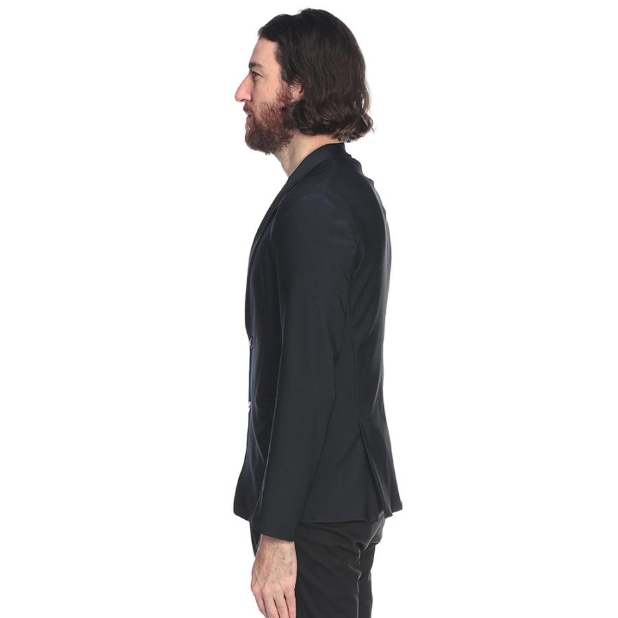 エンポリオアルマーニ EMPORIO ARMANI メンズ シングル ジャケット セットアップジャケットTECHNO JERSEY 3Dマイクロテクスチャー ジャケット EAEM0142TE11109の画像