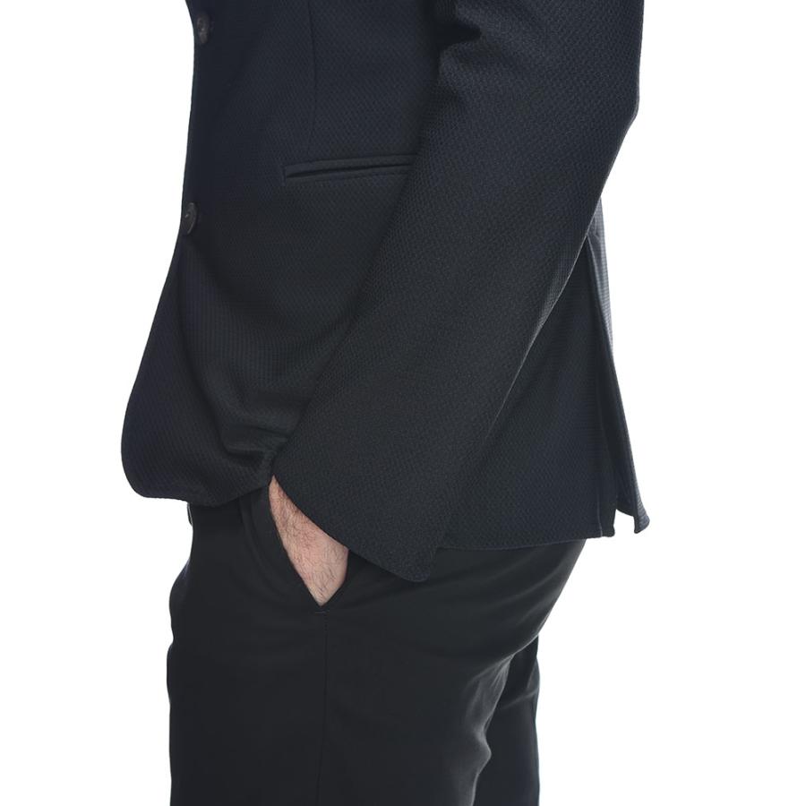 エンポリオアルマーニ EMPORIO ARMANI メンズ シングル ジャケット セットアップジャケットTECHNO JERSEY 3Dマイクロテクスチャー ジャケット EAEM0142TE11109の画像