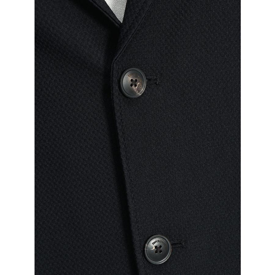 エンポリオアルマーニ EMPORIO ARMANI メンズ シングル ジャケット セットアップジャケットTECHNO JERSEY 3Dマイクロテクスチャー ジャケット EAEM0142TE11109の画像