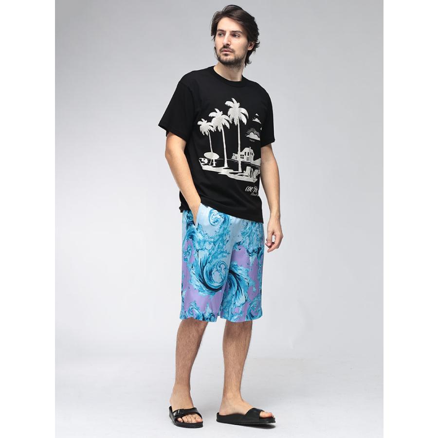 ヴェルサーチェ ジーンズ クチュール VERSACE JEANS COUTURE メンズ Tシャツ 半袖 VC80GAHT11クリスタル パームツリー カットソー ブランド トップスの画像