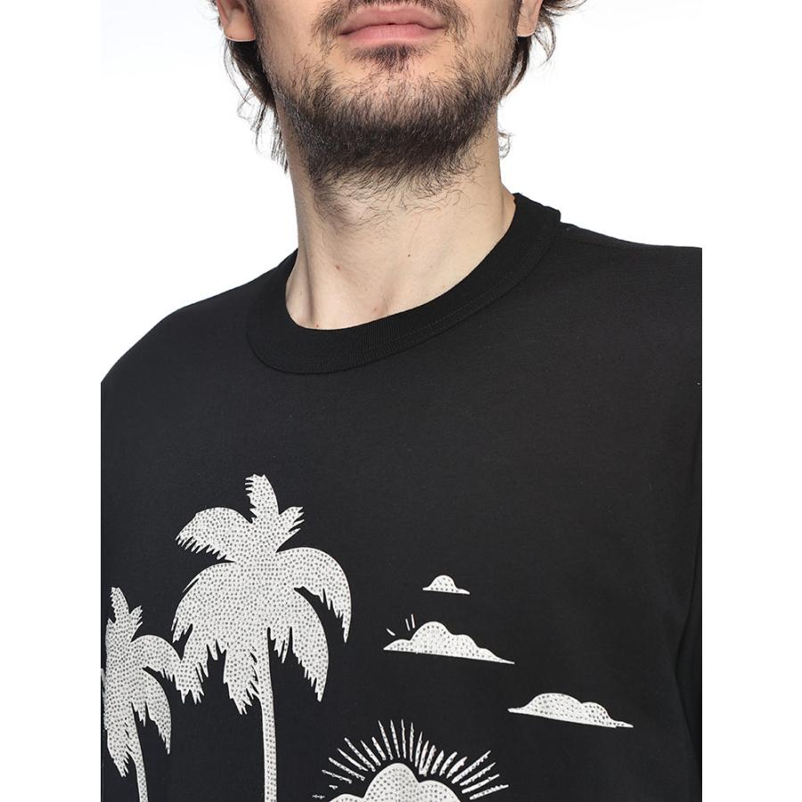 ヴェルサーチェ ジーンズ クチュール VERSACE JEANS COUTURE メンズ Tシャツ 半袖 VC80GAHT11クリスタル パームツリー カットソー ブランド トップスの画像