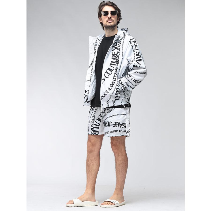 VERSACE ヴェルサーチェ 装飾プリント ショートパンツ 25インチ VERSACE JEANS COUTURE ヴェルサーチェ ジーンズ クチュール メンズ