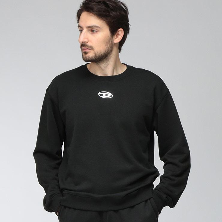 DIESEL（ディーゼル） メンズ トレーナー メタリック オーバルD 