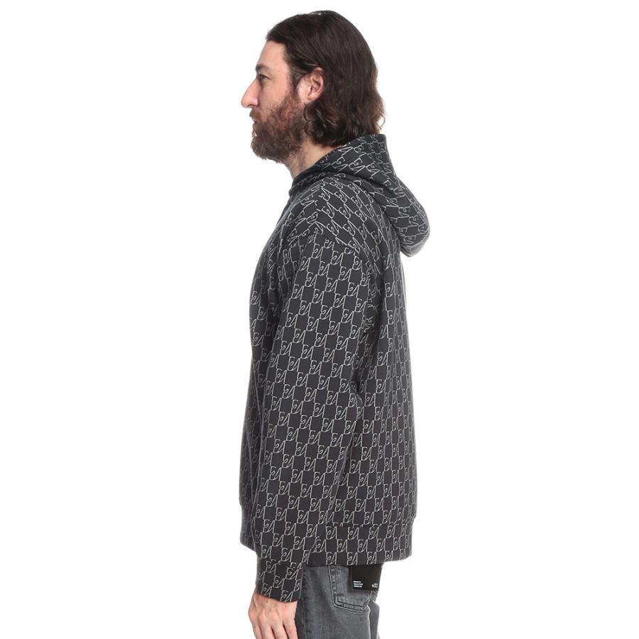EMPORIO ARMANI ニットパーカー EMPORIO ARMANI エンポリオアルマーニ メンズ パーカー 長袖 総柄ロゴ