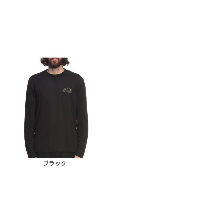 新品 EA7 EMPORIO ARMANI 長袖Tシャツ ブラック L EA7 エンポリオアルマーニ メンズ Tシャツ EMPORIO ARMANI 長袖