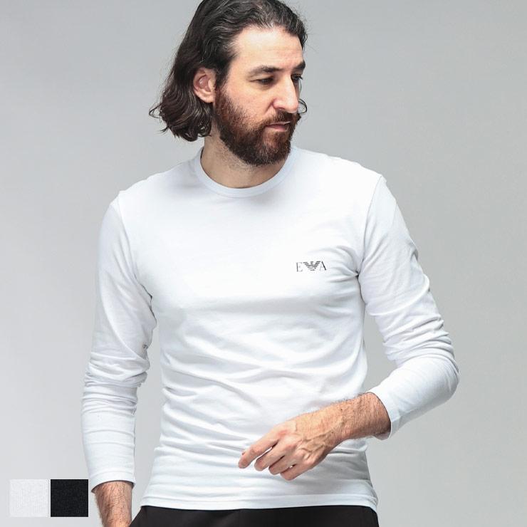 EMPORIO ARMANI エンポリオアルマーニ メンズ Tシャツ 長袖 胸ロゴ