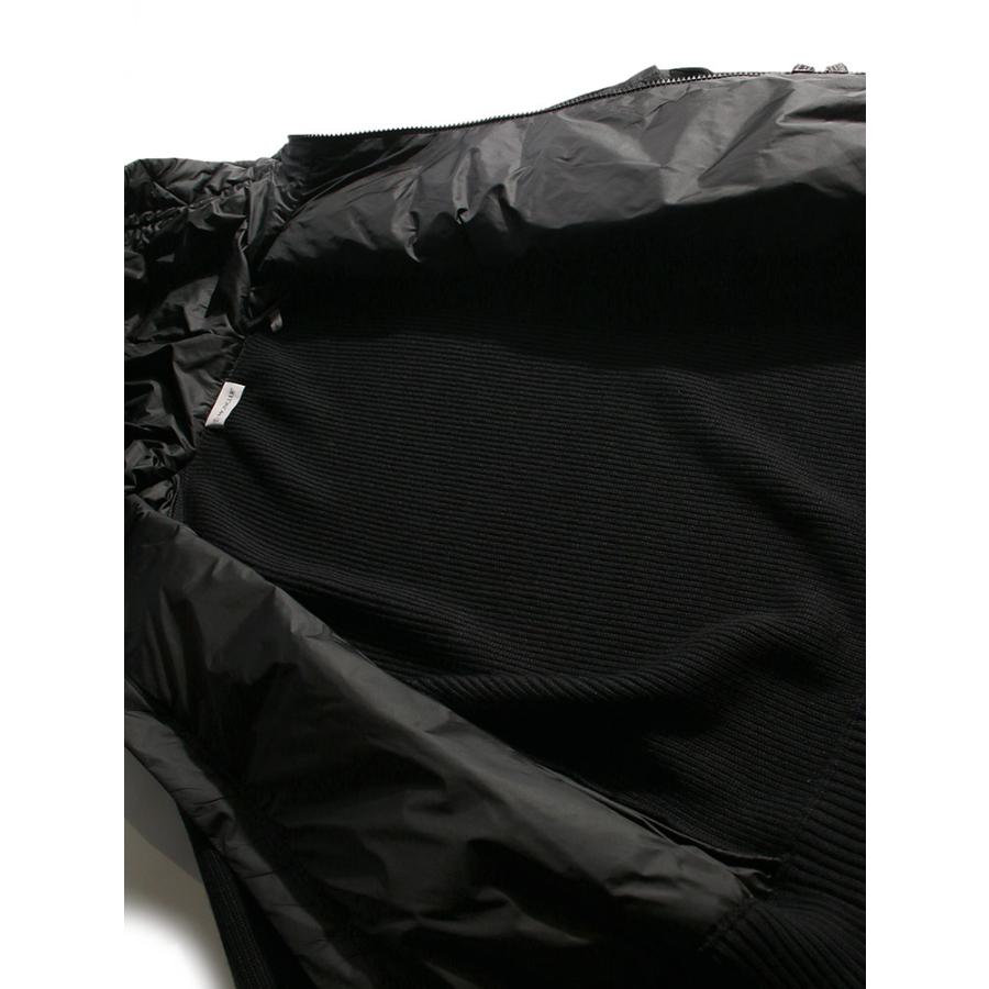 美品 MONCLER モンクレール ニットダウンジャケット ブラック 異素材 MONCLER モンクレール メンズ ニットダウン ダウンジャケット