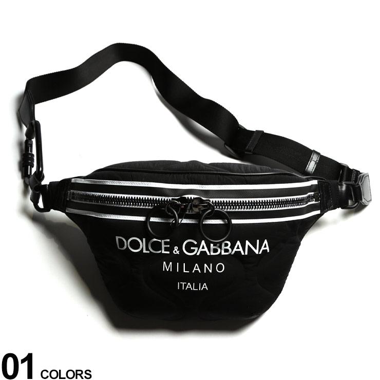 ドルチェ ガッバーナ メンズ バッグ Dolce Gabbana ドルガバ ボディバッグ キルティング ロゴ プリント ウエストポーチ 黒 ブランド 鞄 Dg1760aw140 ゼンオンライン 通販 Yahoo ショッピング