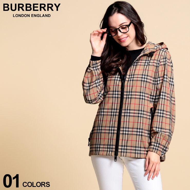 バーバリー レディース ナイロンジャケット Burberry ヴィンテージチェック フード シェルジャケット ブランド アウター ナイロン パーカー l ゼンオンライン 通販 Yahoo ショッピング