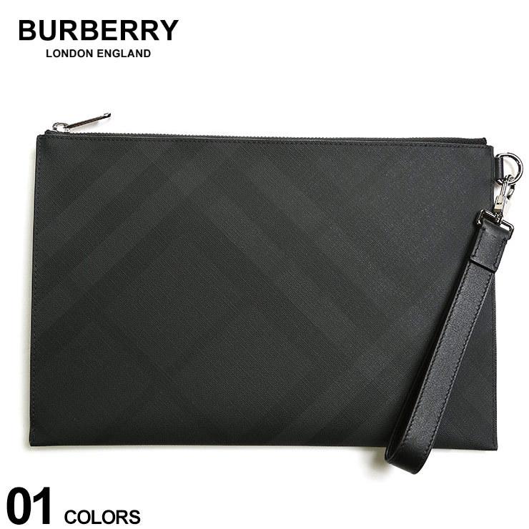 バーバリー ファッション メンズ バッグ Burberry ロンドンチェック Burberry ストラップ ジップ メンズファッション ポーチ ブランド レディース クラッチバッグ 鞄 ゼンオンライン