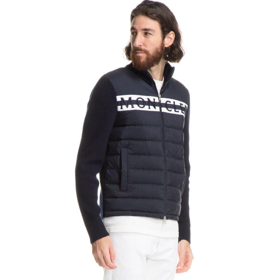 MONCLER モンクレール メンズ ロゴ 刺繍 ニットダウン MONCLER モンクレール メンズ ロゴ 刺繍 ニットダウン