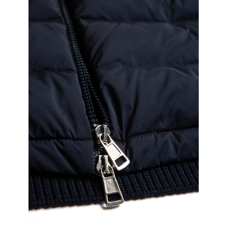 MONCLER モンクレール メンズ ロゴ 刺繍 ニットダウン MONCLER モンクレール メンズ ロゴ 刺繍 ニットダウン