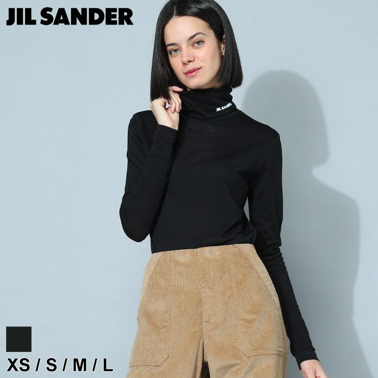 新品未使用品 JIL SANDER ジルサンダー ロゴ ハイネック ロンT 長袖-