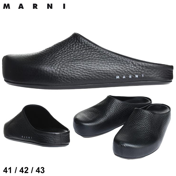 MARNI マルニ レザー フスベットサボ サンダル スリッポン MARNI マルニ レザー フスベットサボ サンダル スリッポン